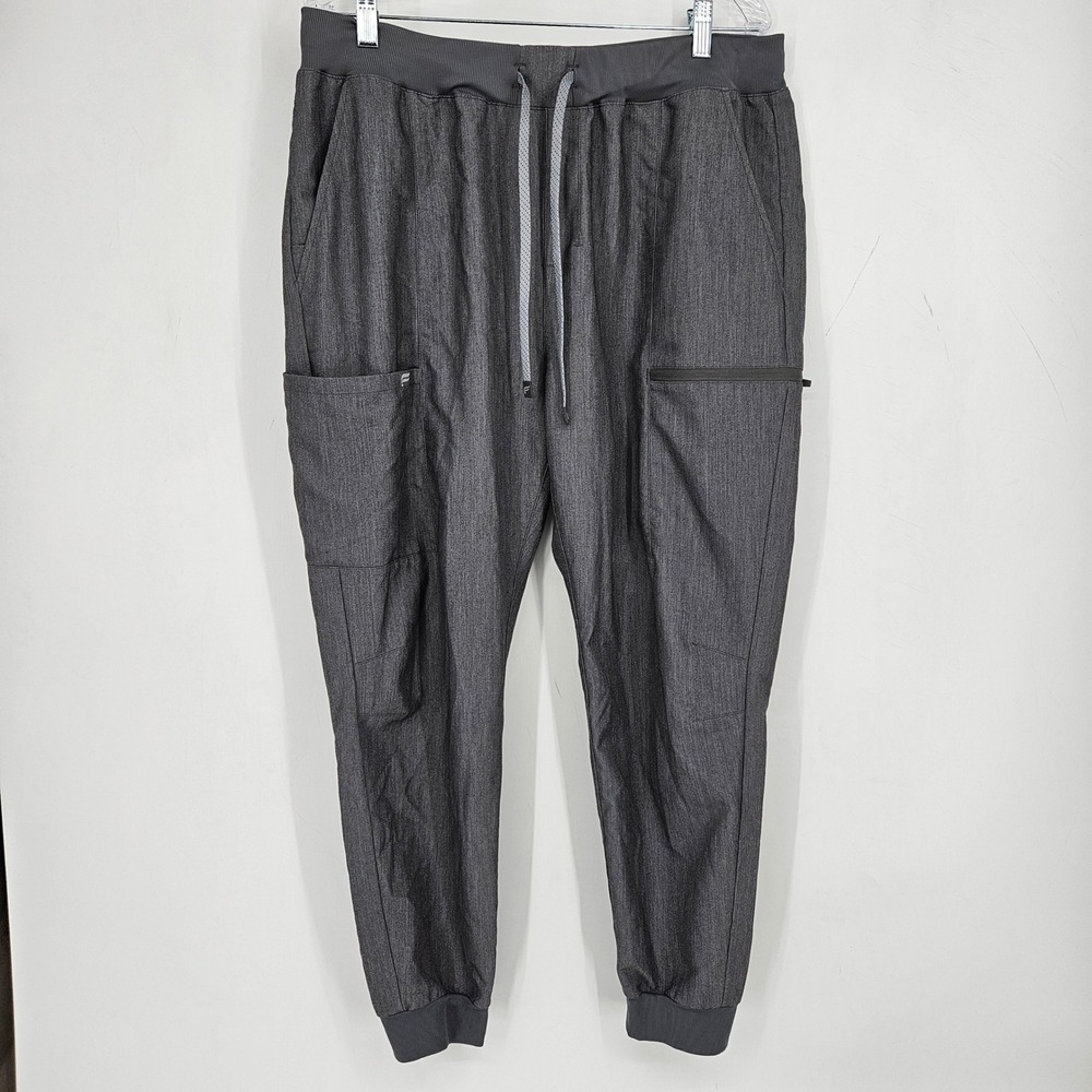 Fabletics Scrub Pants Womens XL Short On Call Jogger Medical Healthcare Gray